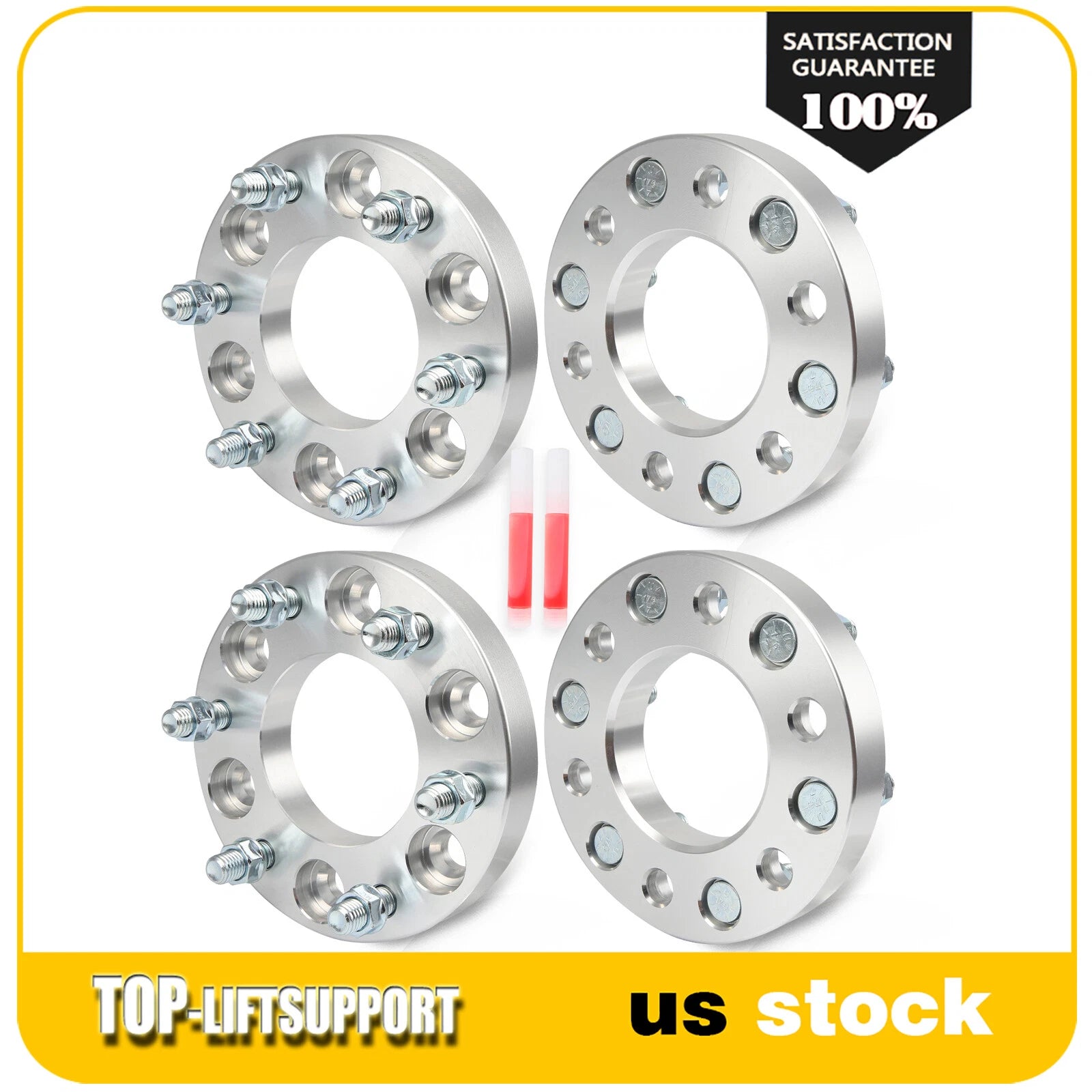 Set of 4 Wheel Adapters 6x135 to 6x139.7 for Ford F-150, Chevy