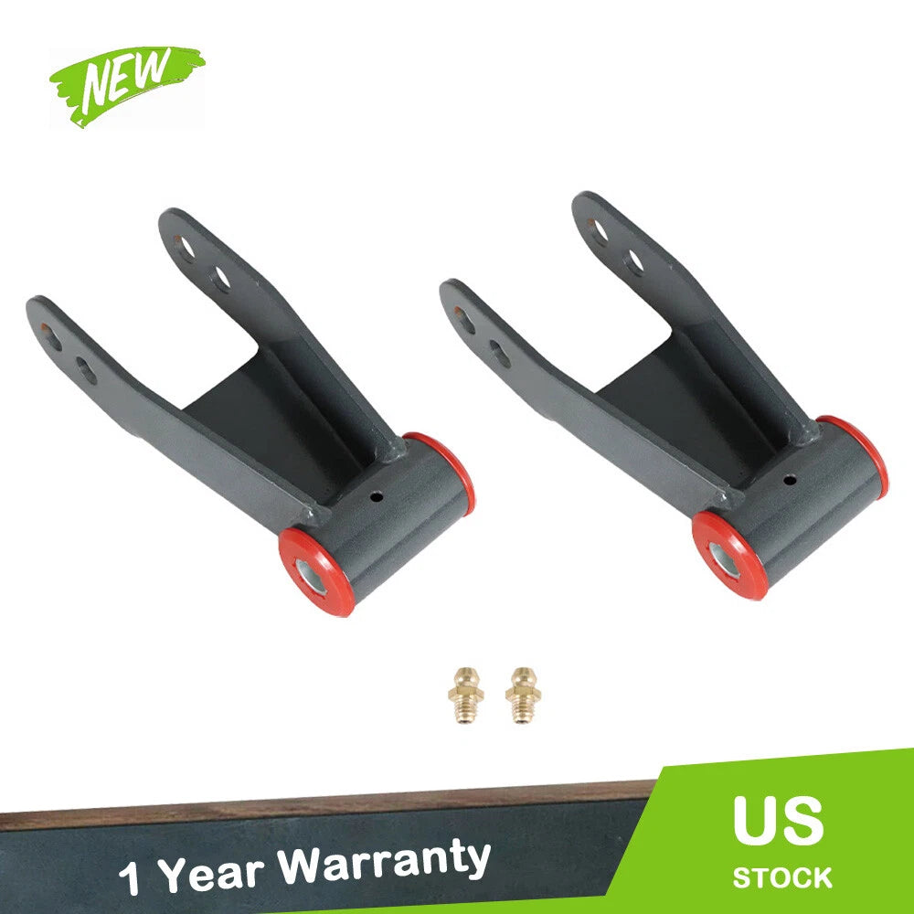 Adjustable 1"-2" Drop Kit Leveling Shackles for Ford F150 F100 (1973–1996)