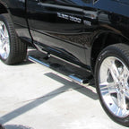 5in Oval Step Nerf Bar with 2 Pads for 2009-2019 Ram Standard Cab