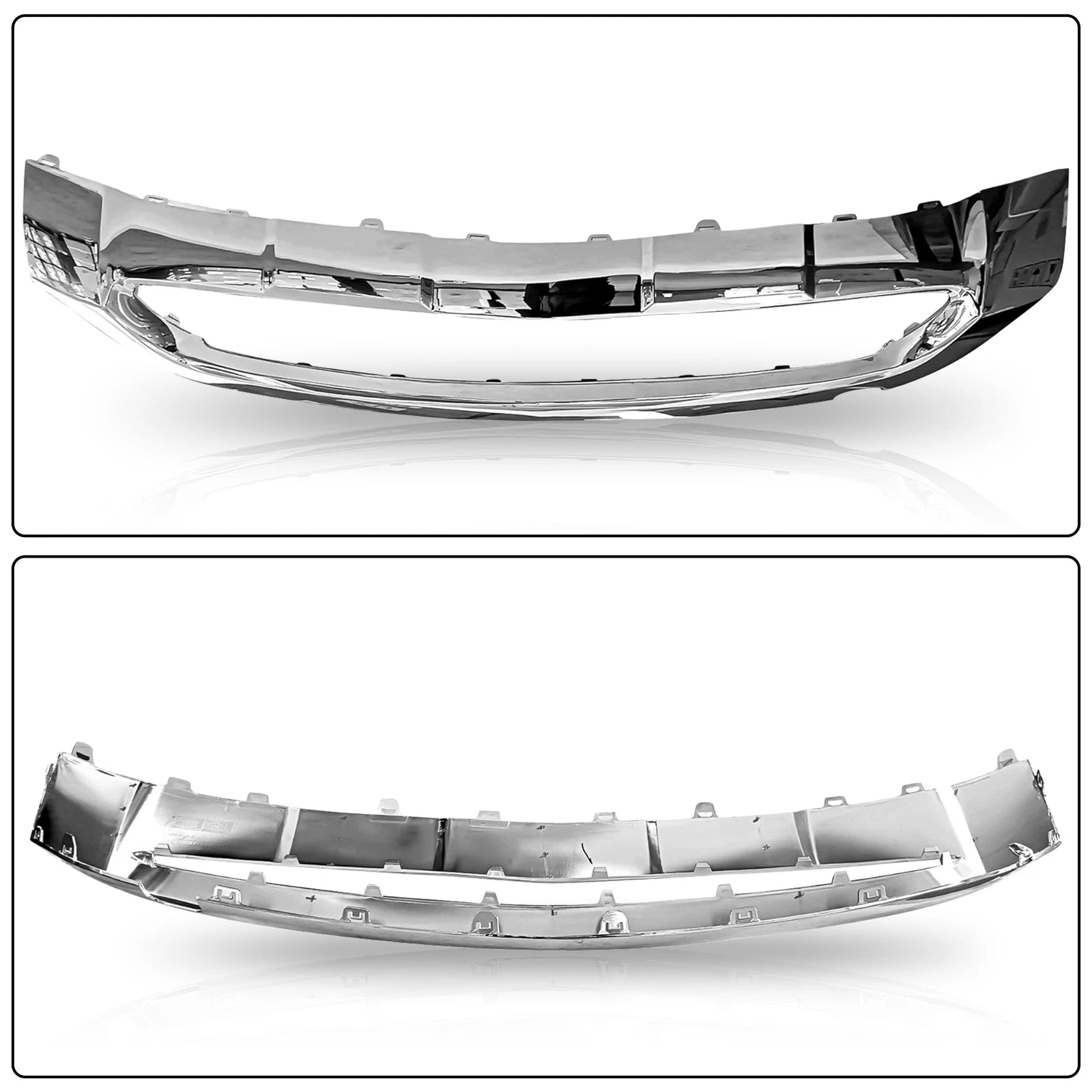 Front Lower Chrome Bumper Trim for Mercedes-Benz GLE (2016–2018)