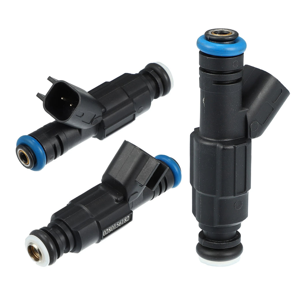 Set of 6 Fuel Injector Nozzles 0280156182 for Chevrolet Equinox (2005–2009)