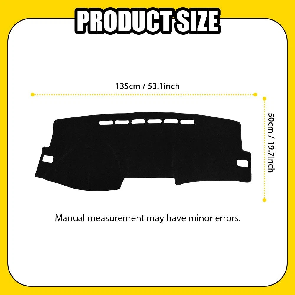 DashMat Dashboard Cover for Toyota Corolla (2009–2013) Non-Slip Pad
