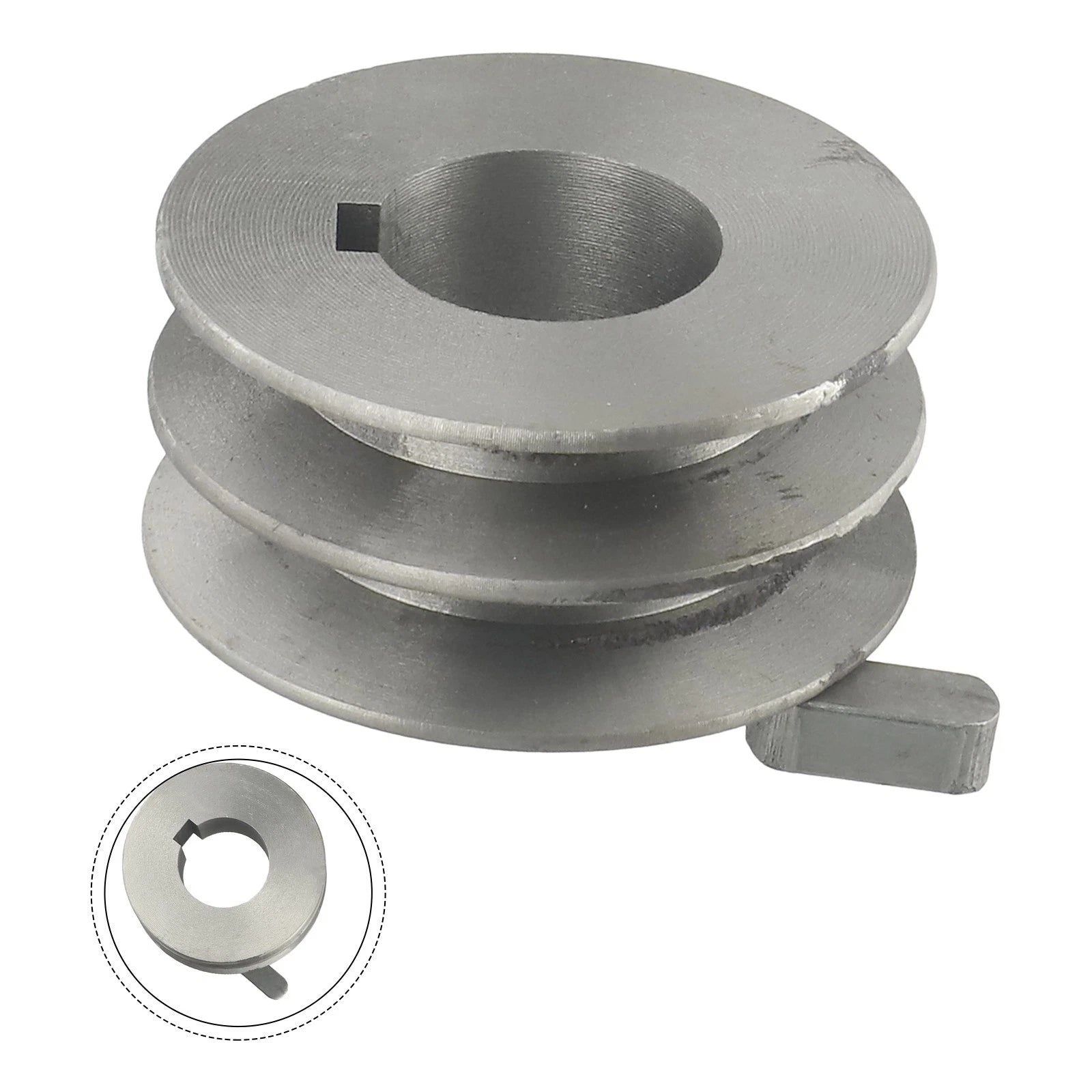 Type V Belt Pulley for Motor Power Tool (Cast Iron, Double Grooves)