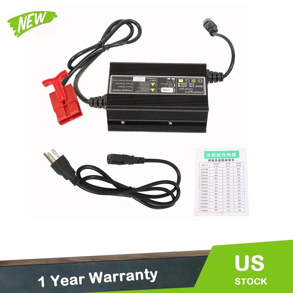 24V Floor Scrubber Pallet Jack Battery Charger with SB120 120A Connector