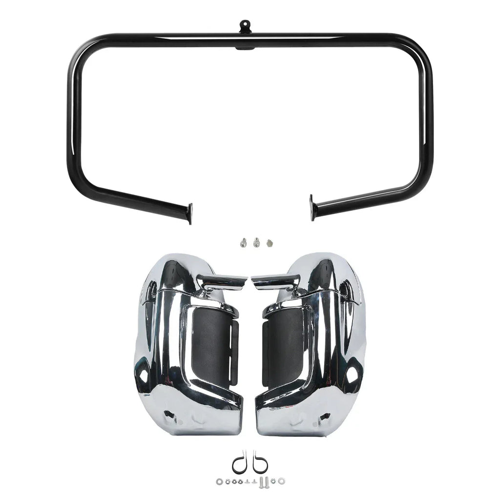 Lower Vented Fairings Engine Guard Crash Bar for Harley Road King (2009-2013)