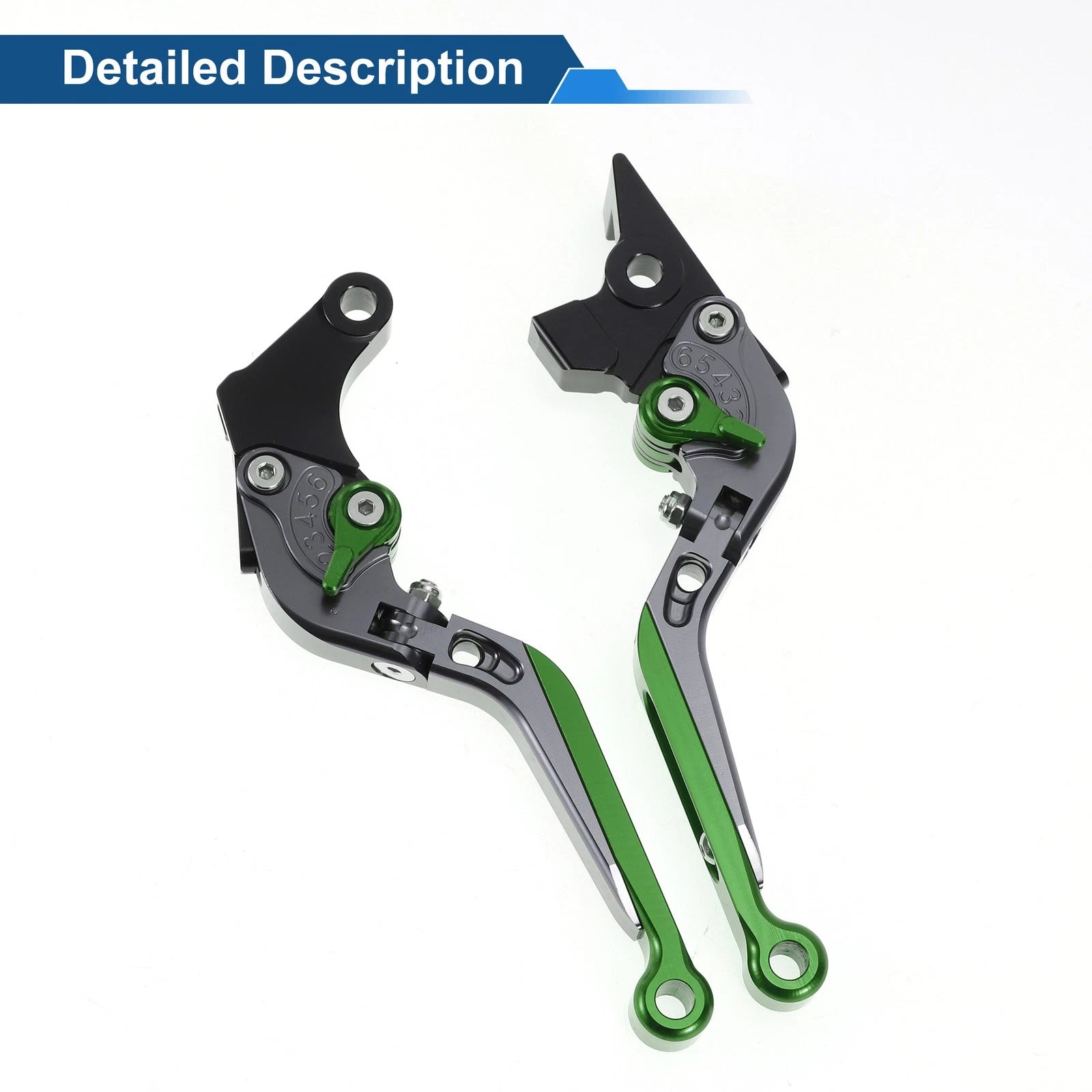 Adjustable Short Brake Clutch Levers for Suzuki GSXR150 (2017–2020) Titanium Tone