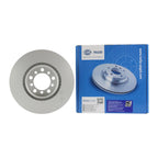 Hella Pagid 300mm Front Coated Disc Brake Rotor for Mercedes W126 (1980–1991)