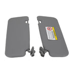Pair Sun Visors for Hyundai Accent (2011-2015) Gray Left Right