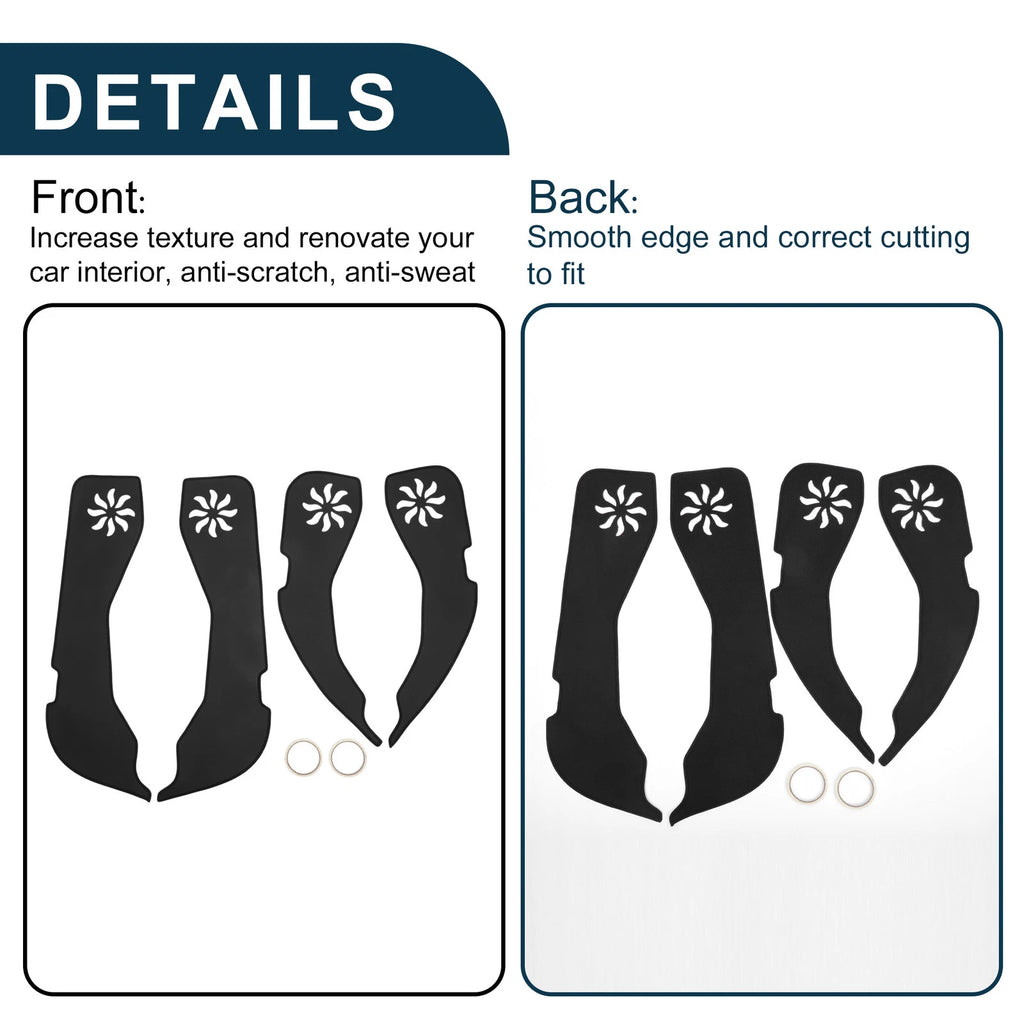 Set of 1 Car Door Anti Kick Pad Sticker Protector for Volkswagen Sagitar (2019)
