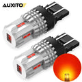 AUXITO 7444 7443 7440 Red Super LED Stop Brake Signal Tail Light Bulbs