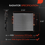 Radiator for Mercedes-Benz ML350 ML55 AMG (2000–2005)