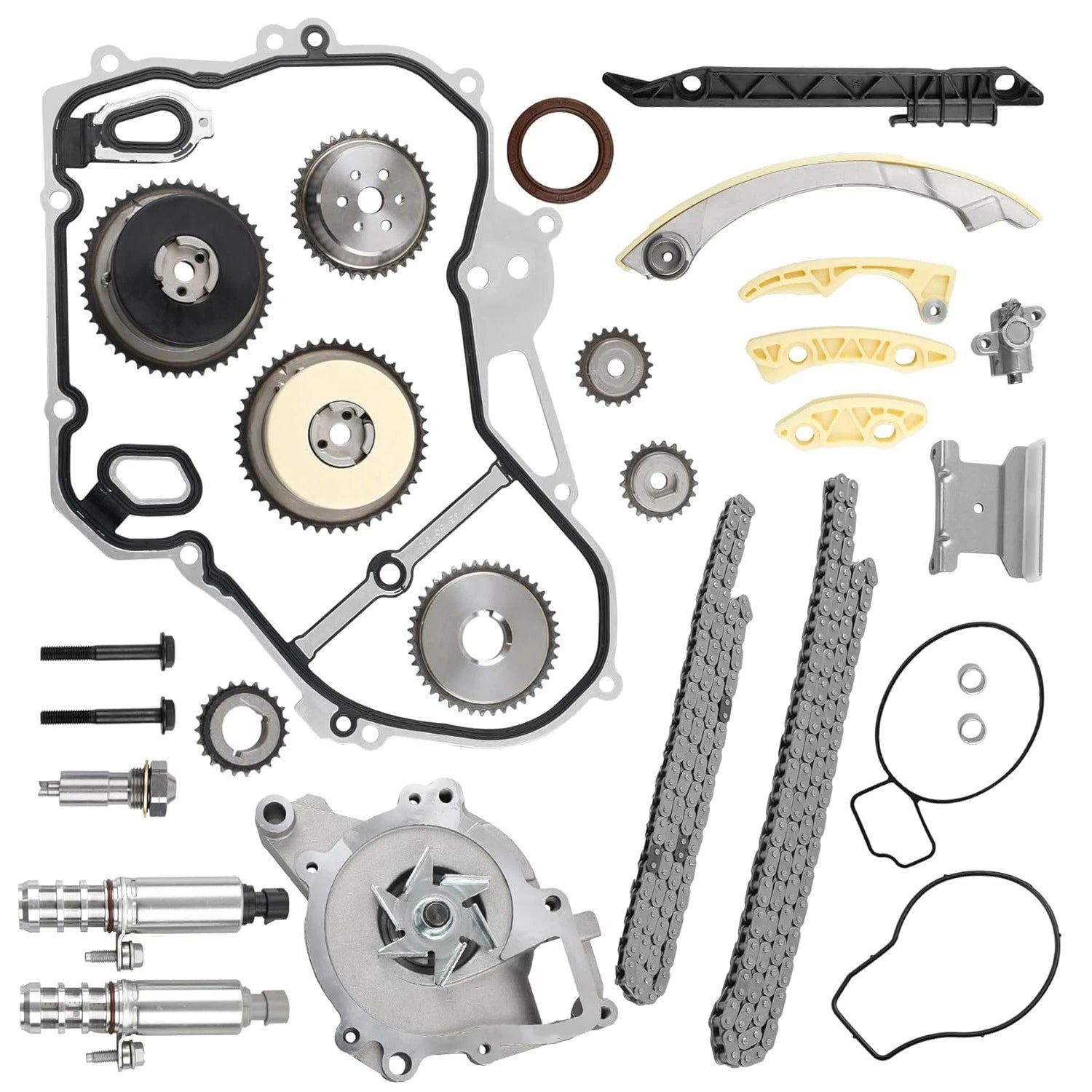 Timing Chain Water Pump Kit for Chevy Equinox GMC Terrain Buick LaCrosse Pontiac (2005–2019)