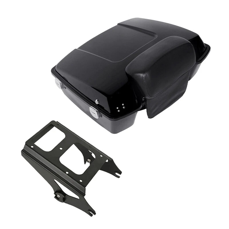 Chopped Trunk Backrest Mount Rack for Harley Touring (2009–2013)
