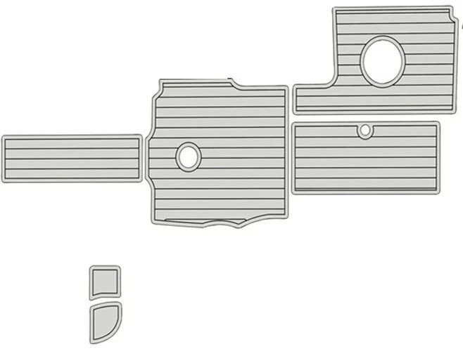 6mm EVA Foam Cockpit Floor Mat for Sea Ray 270 SLX (2007–2015)