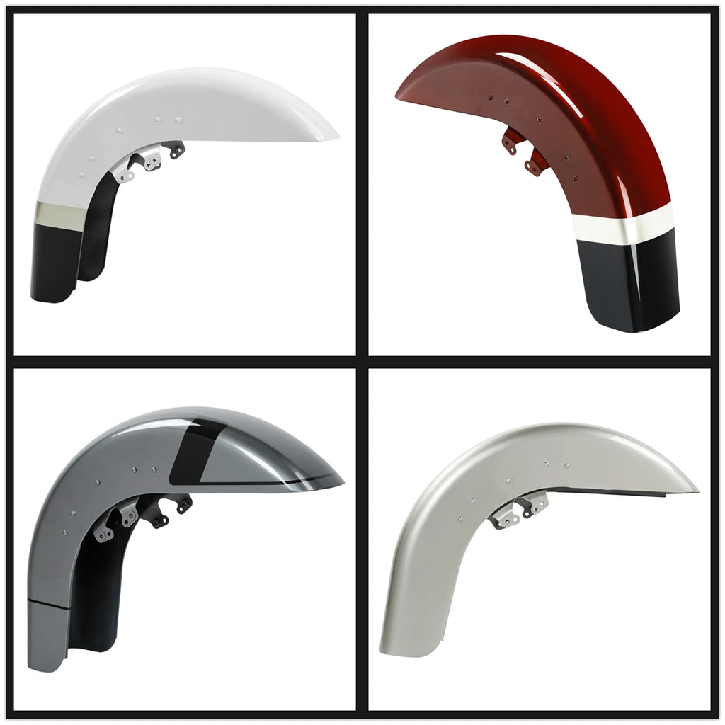 Painted Front Fender for Harley Touring CVO Street Road Glide (2014–2022)