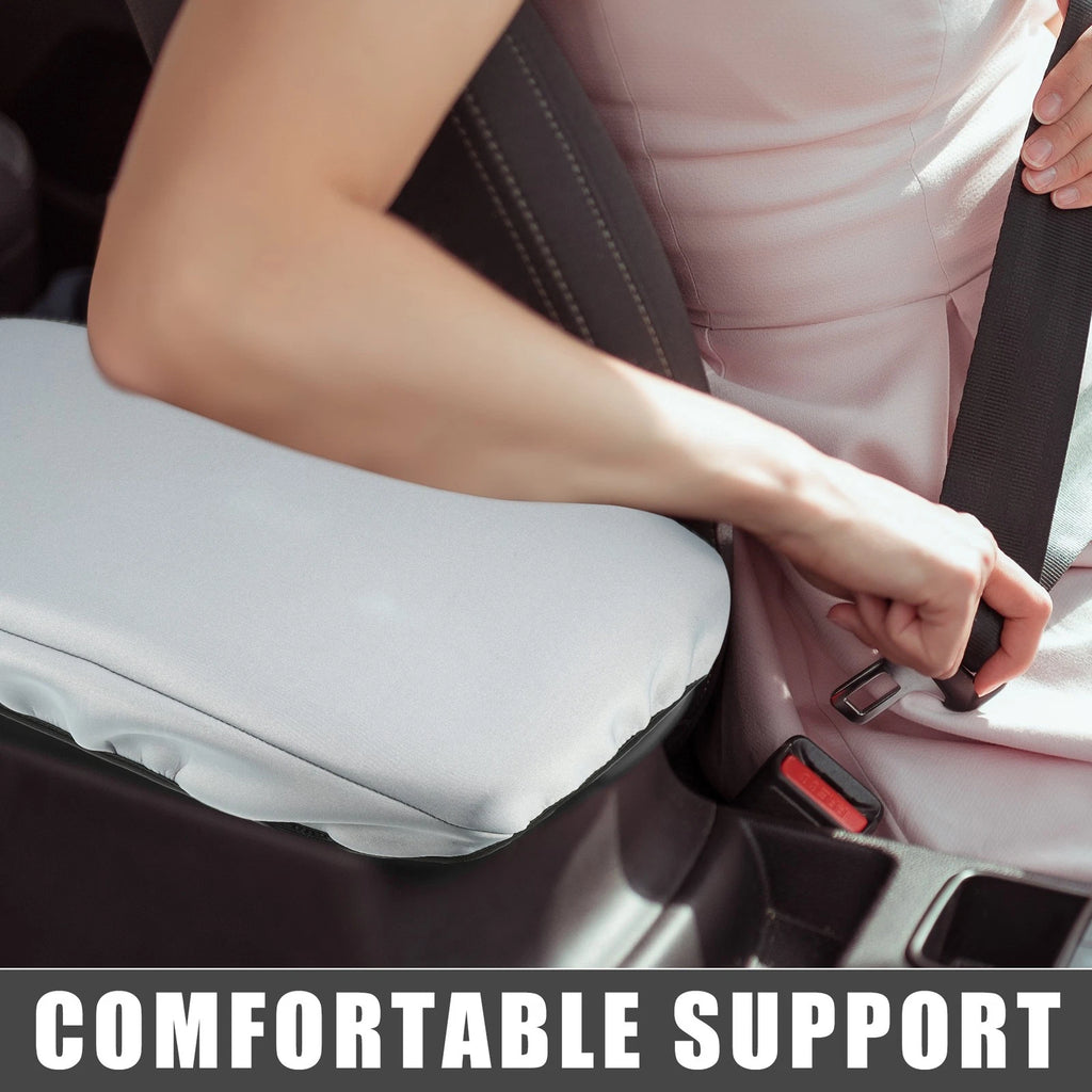 Center Console Cover Armrest Protector for Volkswagen Atlas (2018–2023) Gray