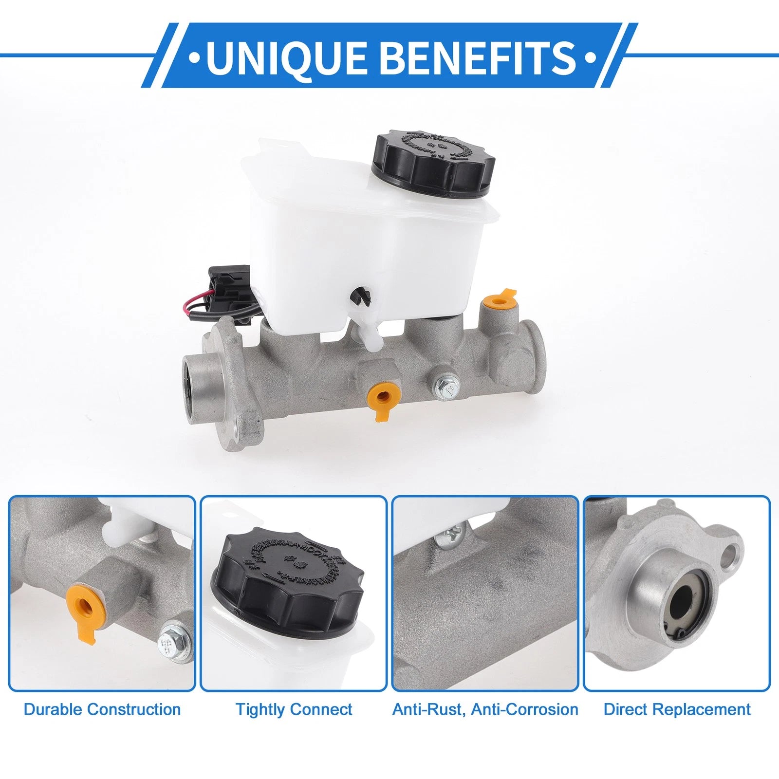 Brake Master Cylinder with Reservoir No.BJ0P43400 for Mazda Protege (1999–2000)