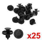 25 Plastic Rivets Retainer Push Clips for Nissan (8mm Hole)