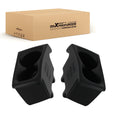 Set of 2 Cup Holder Door Panels for Ram 1500 (2019–2024) Black