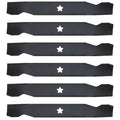 6 Lawn Mower Blades for Husqvarna Craftsman 50" Deck (Fits 137380 5321)