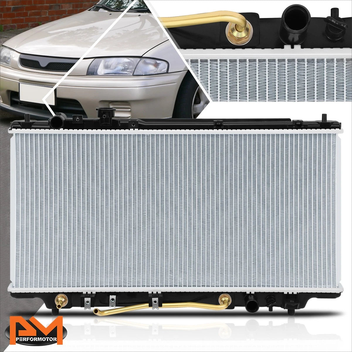 Aluminum Cooling Radiator for Mazda Protege (1995–1998) DPI-1704
