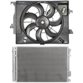 Electric AC Condenser Cooling Fan Kit for Kia Rio Hyundai Accent (2012–2013)
