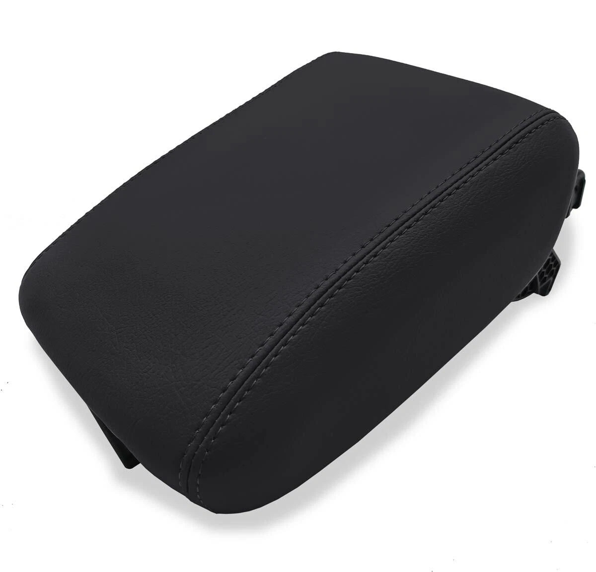 Center Console Lid Armrest Cover for Honda CR-V (2017–2021) Black PVC Leather