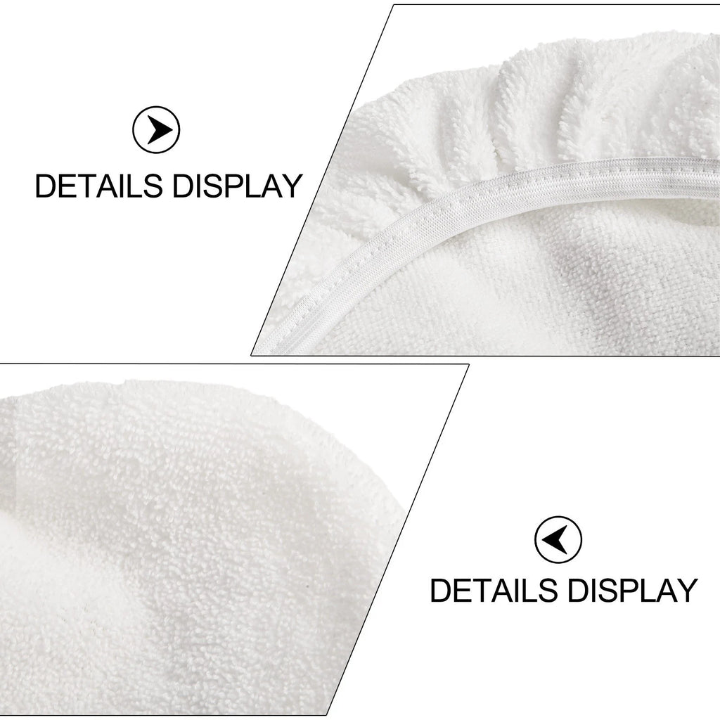 Set of 4 Fiber Pad Refills for VanDuck Mop (15x8 Inches, Washable)