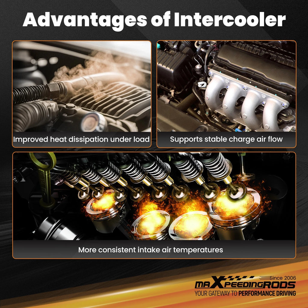 Aluminum Intercooler for Ford F-150 EcoBoost (2015–2020) Front Mounted