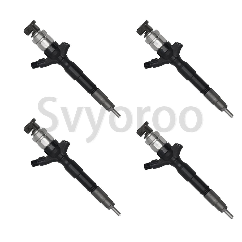 4X Fuel Injector Nozzle 23670-UL010 23670UL010 for Toyota 1KD Forklift (2003–2023)