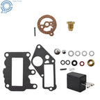 Carburetor Kit with Float for Johnson Evinrude Outboard 9.5 (Year Range)