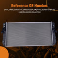 Aluminum Cooling Radiator for Cadillac DeVille (2001–2005) 89018715 CU2491