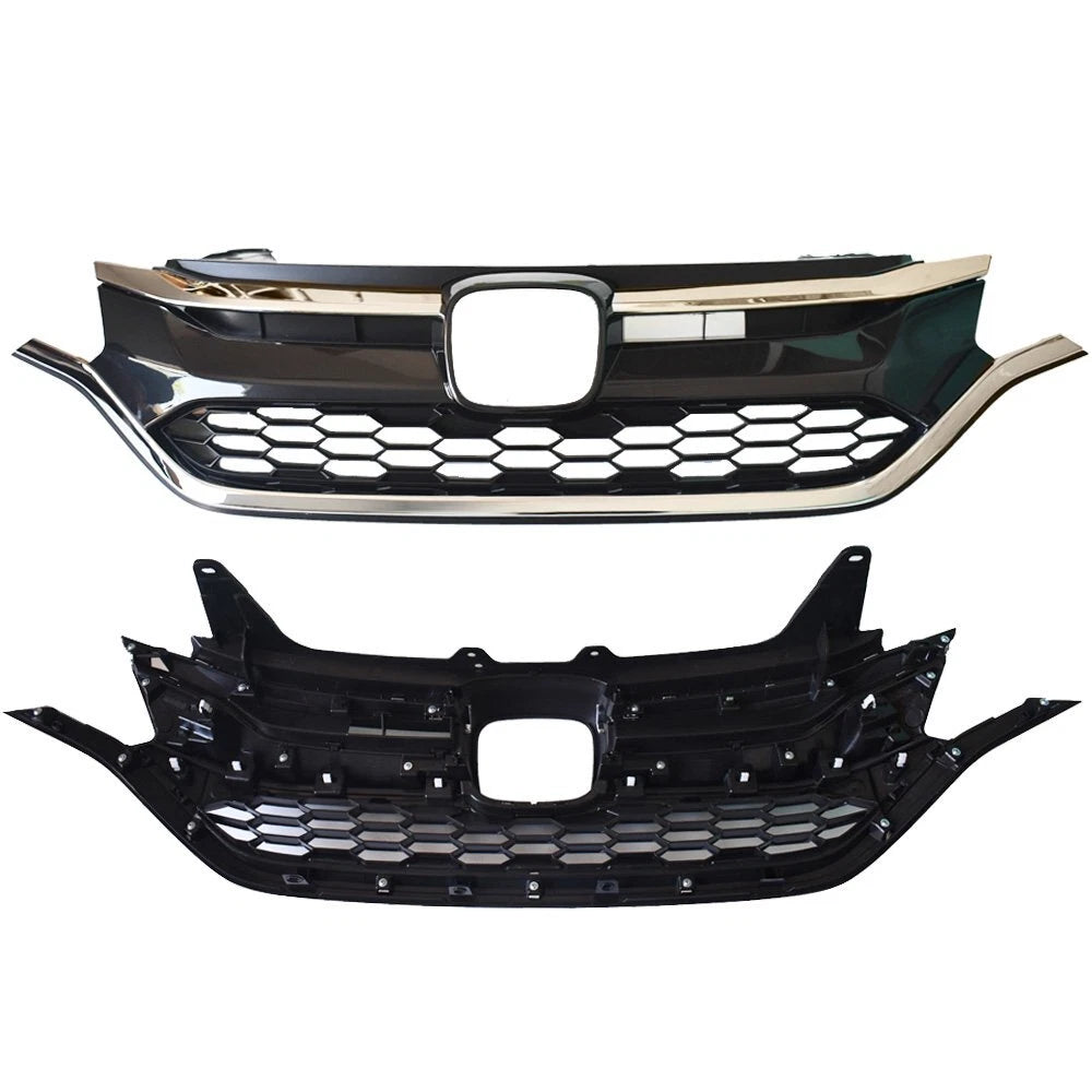 Grille for Honda CR-V (2015â2016) Front Mesh Bumper Upper & Lower Trim