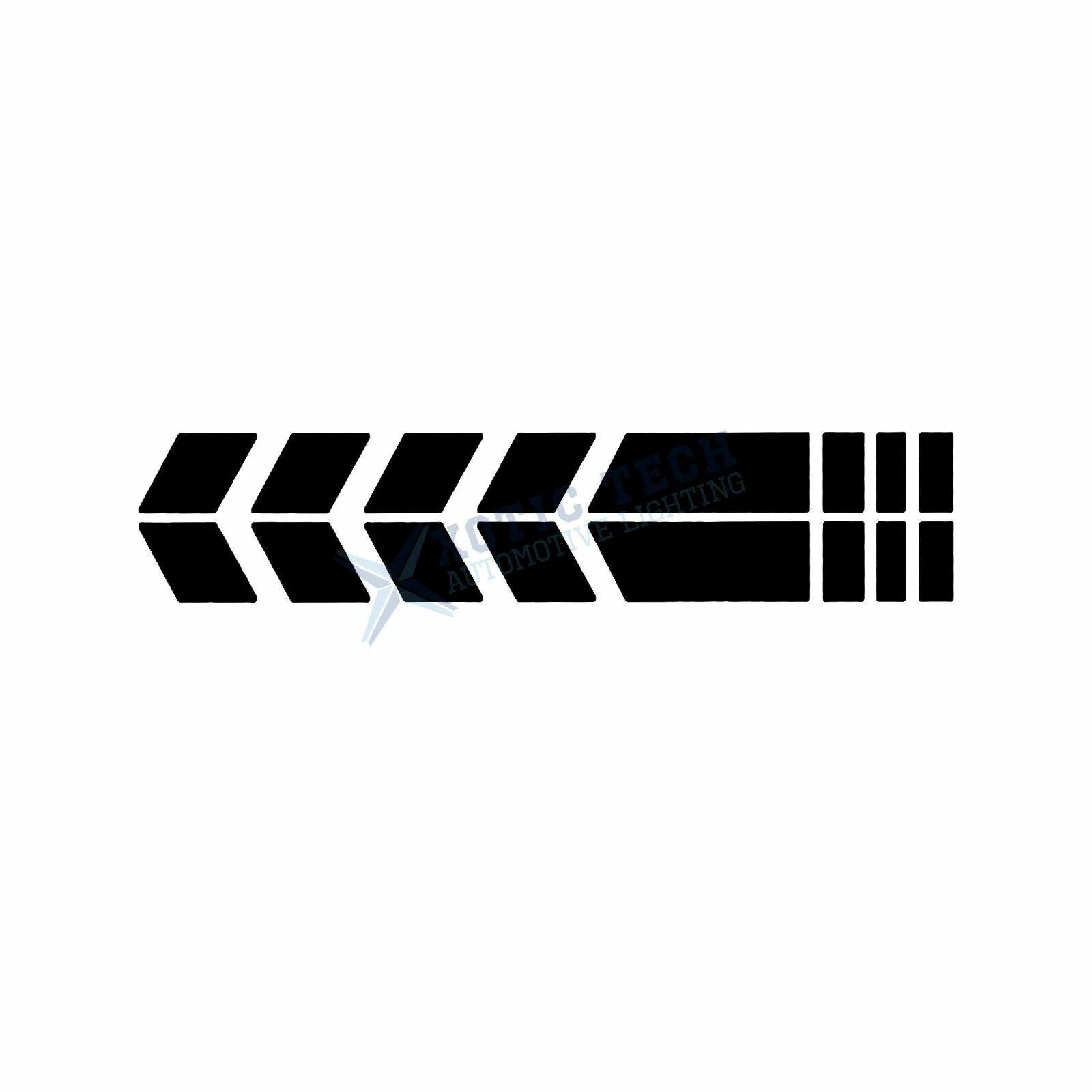 Sport Reflective Safety Arrow Racing Stripe Decal for Honda (2014-2020)