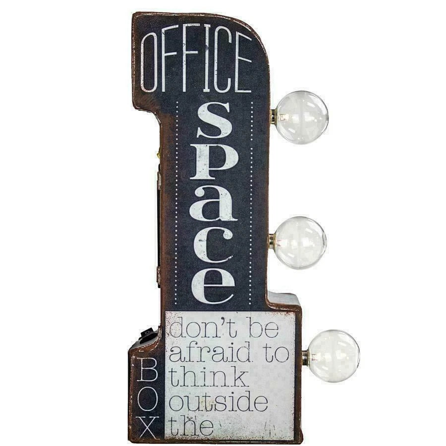 Mini LED Off the Wall Double Sided Sign for Office Space