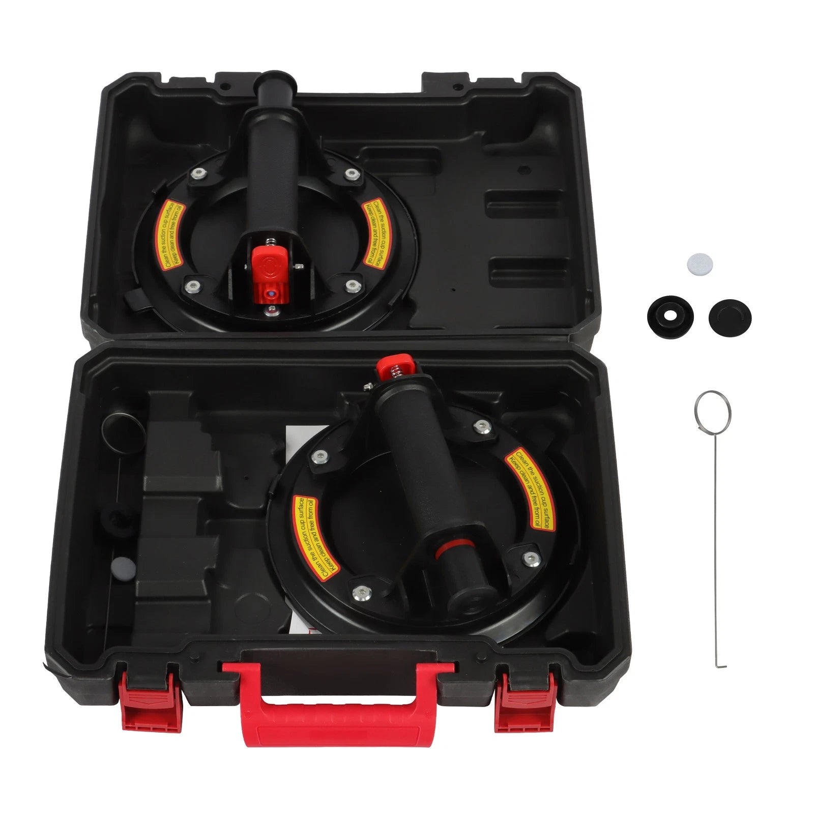 2Pc 8" Vacuum Suction Cups for Glass Heavy Duty Tile Tool