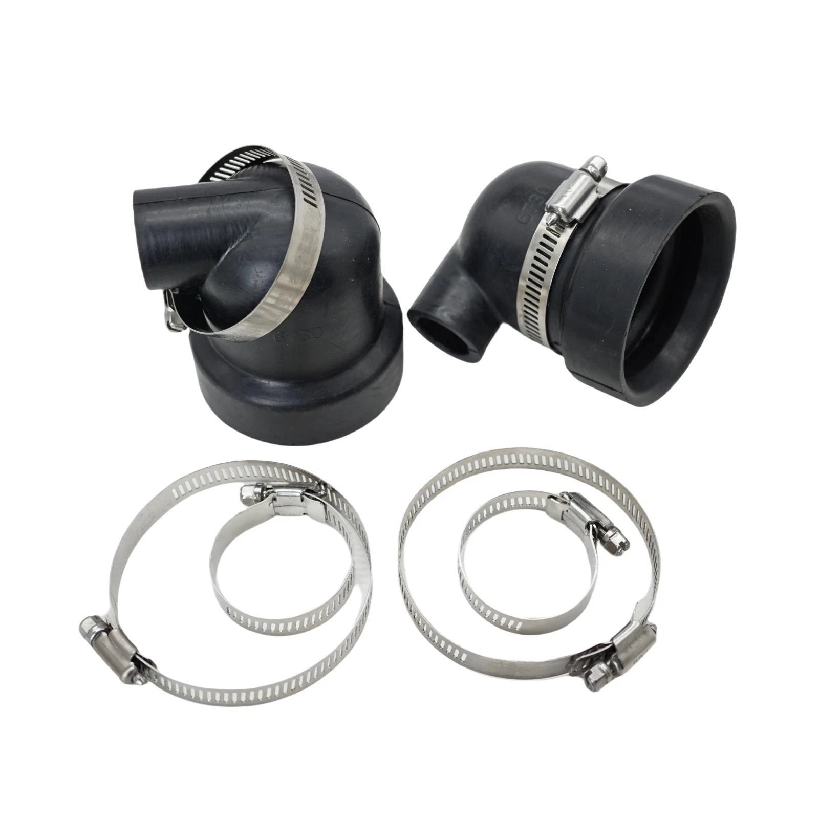 2X Heat Exchanger End Cap for Volvo Penta MD 2030 (3580326, 145536370)