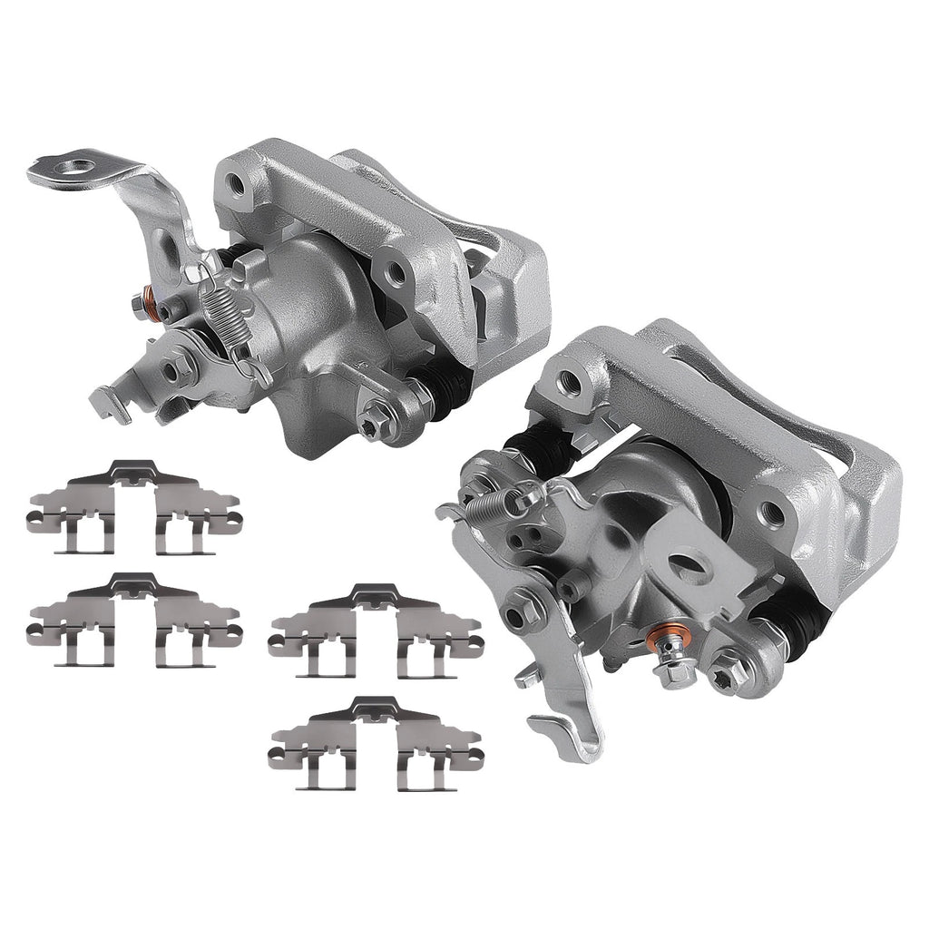 Rear Brake Calipers (Left & Right) w/ Bracket for Toyota Corolla (2014–2017)