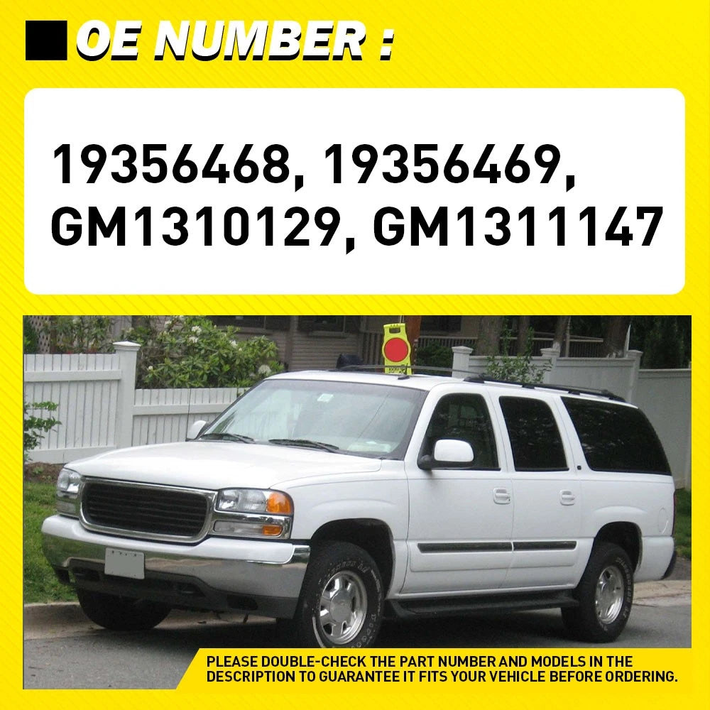 Door Handle Pair for Chevrolet Silverado GMC Sierra (1999–2007) - Olympic White