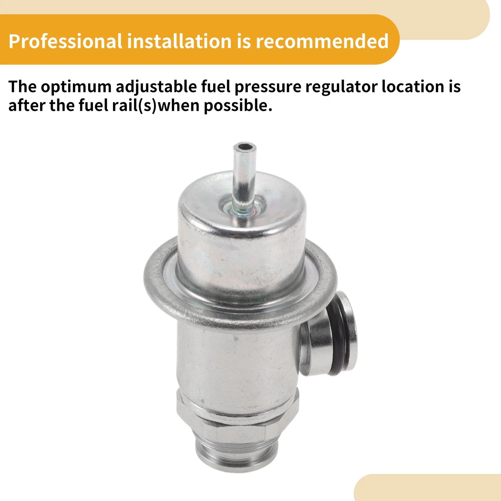 Fuel Pressure Regulator for Chevrolet Colorado (2004–2005) No.PR316 Metal 20-70 Psi