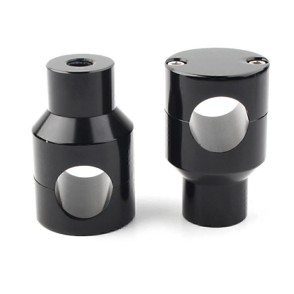 1'' Handlebar Mount Risers Clamp for Harley Honda (Fits )
