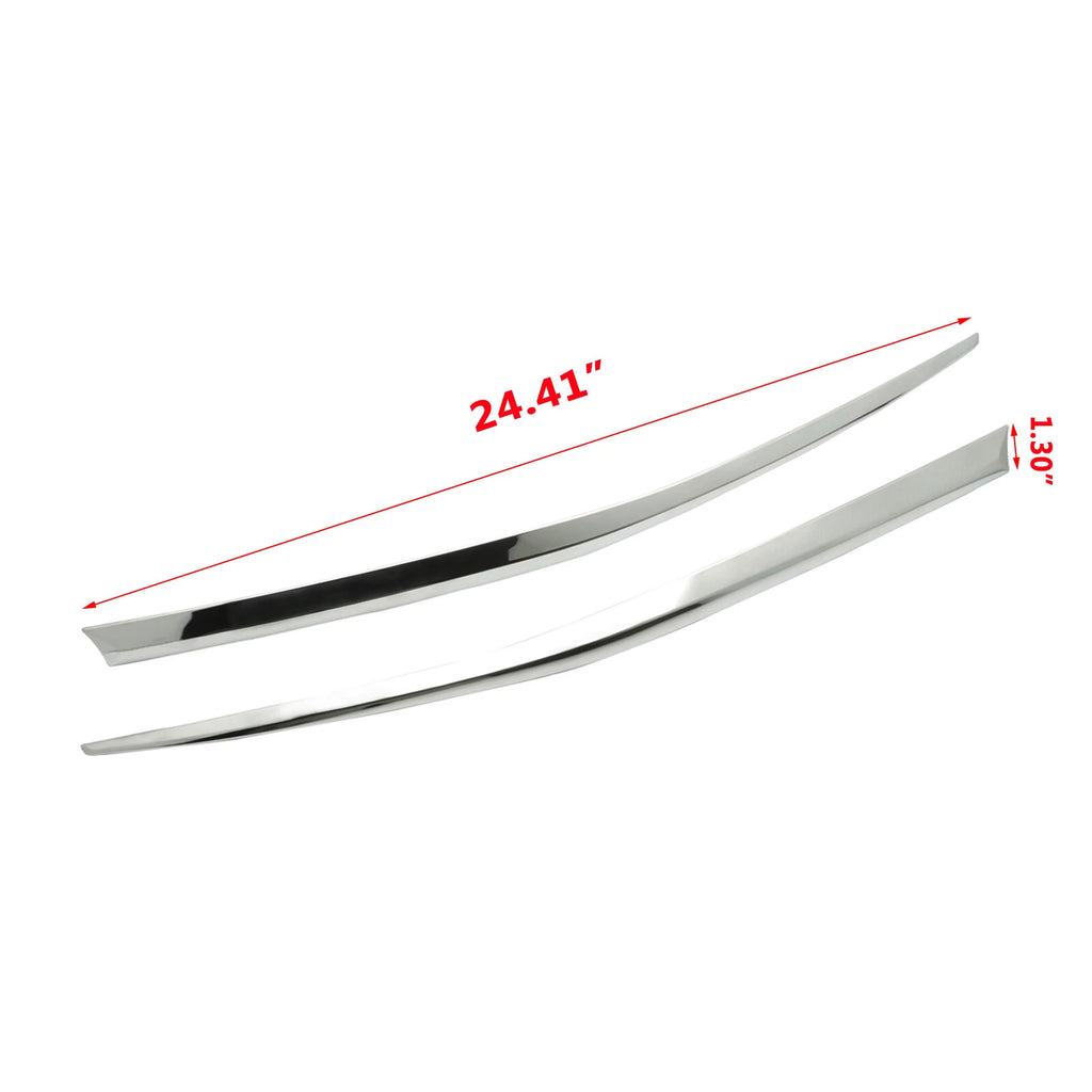 Chrome Front Fog Light and Trunk Molding Cover for Mazda CX-5 (2017-2020)