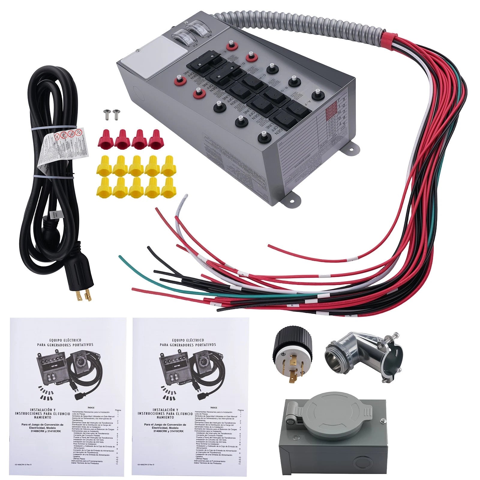 30 Amp Manual Transfer Switch for NEMA 1 (31410CRK)