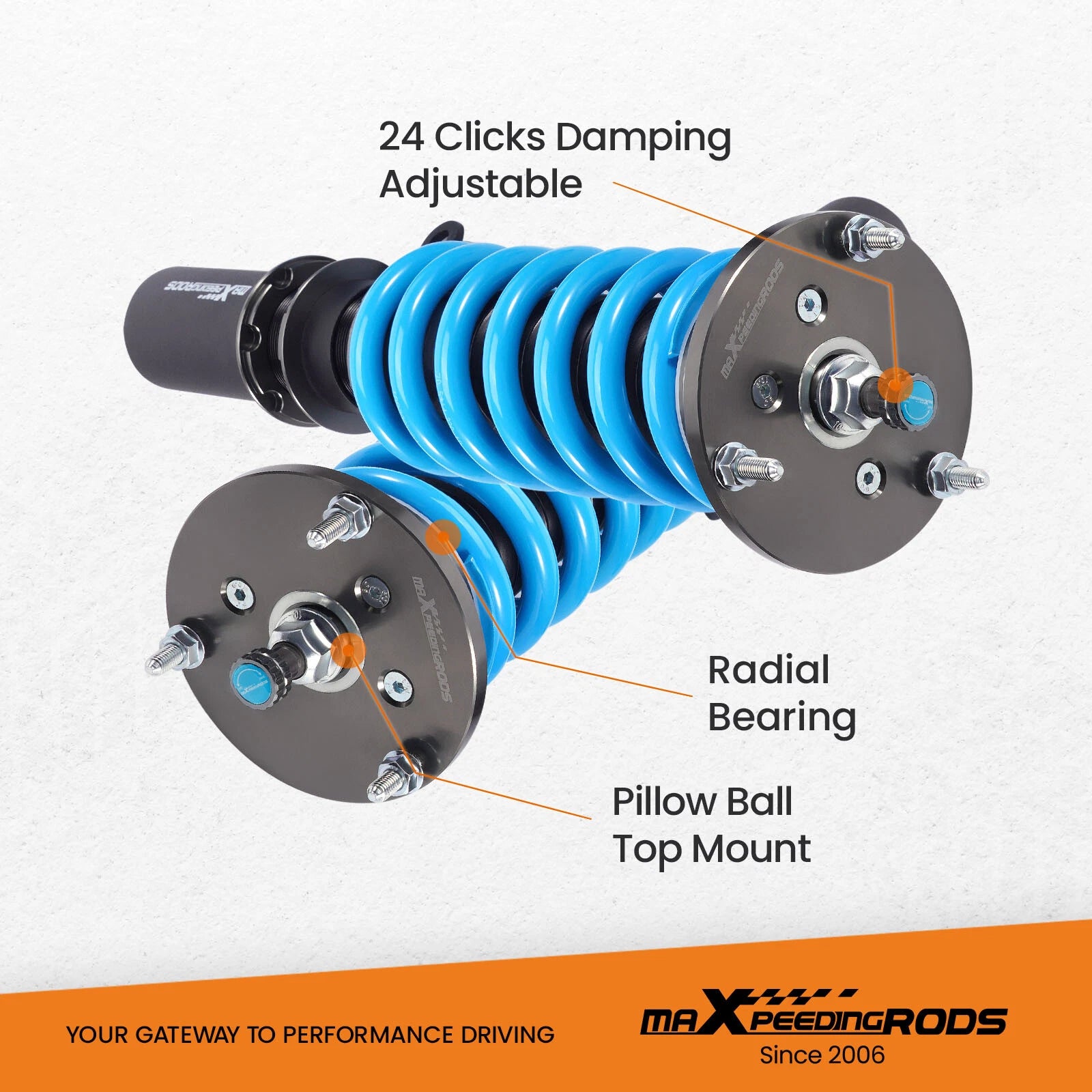 Coilover 24 Way Damper Kit for BMW E60 (2005-2010)