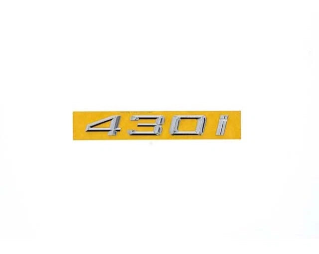 Genuine Trunk Lid Emblem "430i" for BMW F32 F36 430i GC xDrive (2014–2020)