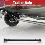 3.5K Trailer Axle for 5 Lug 61" Hub Face (Fits Various Models)