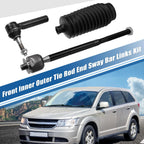 6pcs Tie Rod End Links Boot EV80645 ES800408 for Dodge Caliber (2007–2012)