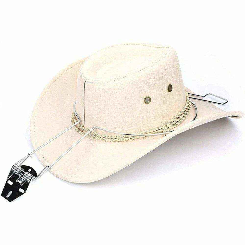 Universal Car Hat Holder Spring Steel Mount Rack