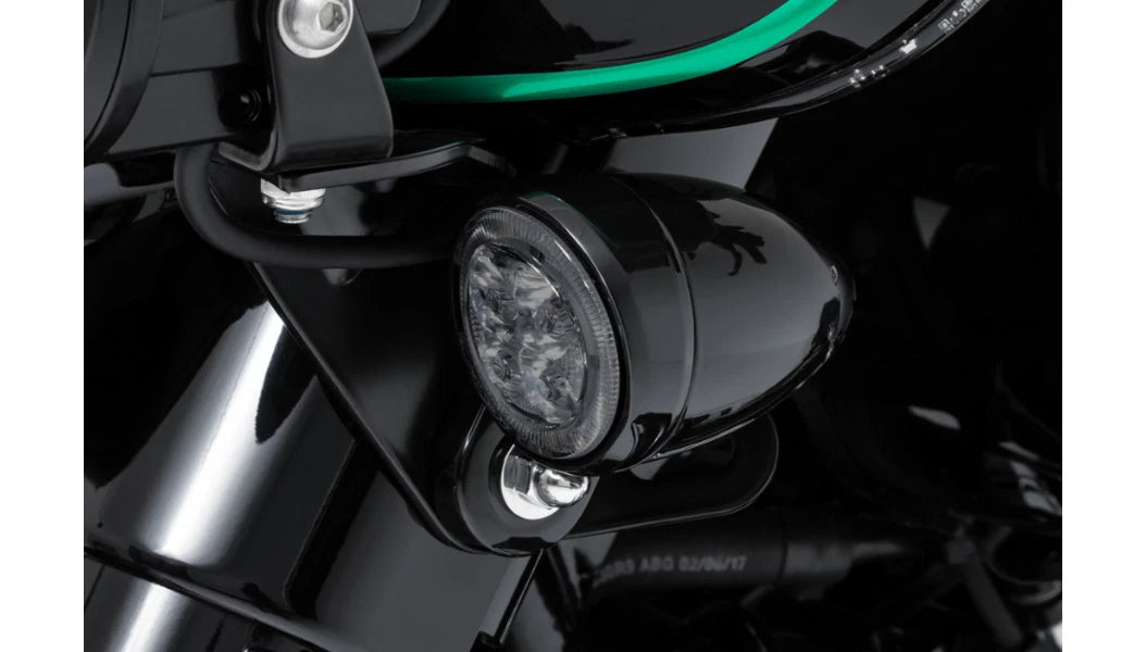 Ciro LED Lighted Fang Front Signal Light Inserts for Harley Davidson