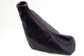 E Brake Boot for Ford Mustang (2010–2014) - Leather Synthetic, Orange Stitch